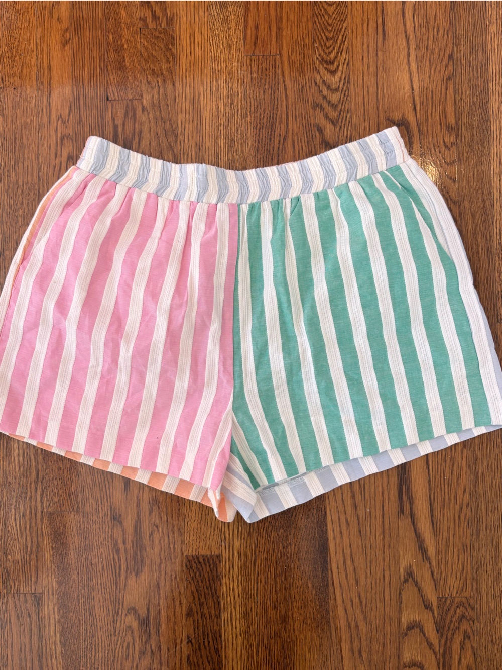 English Factory 100% Cotton Striped Shorts
